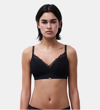 Soutien-gorge coques sans armature maintien - Chantelle - Noir