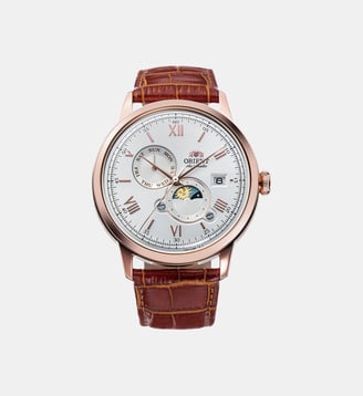 Montre automatique Sun & moon Argenté RA-AK0801S30B - Orient - Doré rosé