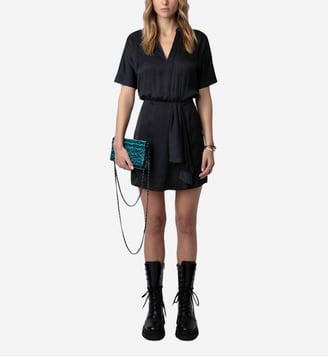 Robe Raito Satin - Zadig&Voltaire - Noir
