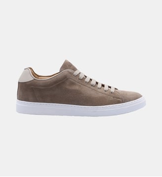 Sneaker sphinx - cuir velours - Bowen - Gris