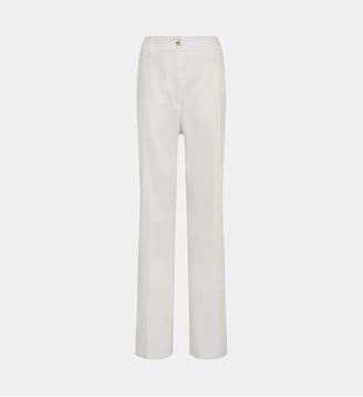 Pantalon flare en coton - AUDEA - Gerard Darel - Écru