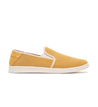 Slip-on Combourg nubuck texturé - Le Formier - Jaune