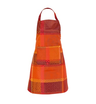 Tablier pur coton - Garnier Thiebaut - Orange