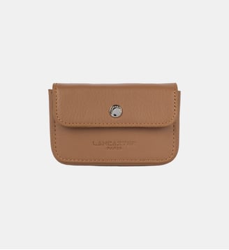 Porte-cartes Soft PM en cuir - Lancaster - Camel