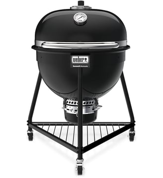 Kamado Summit E6 black sur pieds 61 cm - Weber - Noir