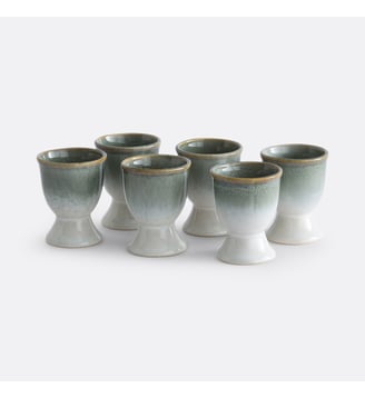 Lot de 6 coquetiers - La Redoute Interieurs - Vert