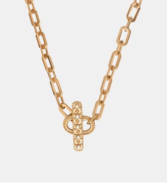 Collier choker chaîne   - Farah - Satellite - Doré