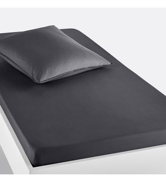 Drap housse enfant uni en coton lavé La Redoute Interieurs