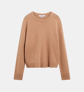 Pull à col rond en cachemire - RICA - Gerard Darel - Camel