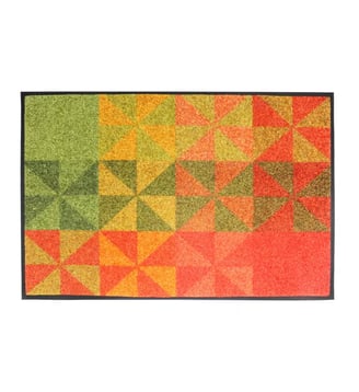 Tapis decor caoutchouc & nylon - Garnier Thiebaut - Multicolore