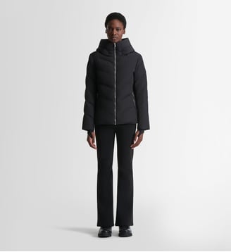 Veste de ski delphine col montant coupe ajustée - Fusalp - Noir