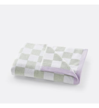 Serviette éponge éponge velours 500 g/m2 - La Redoute Interieurs - Vert