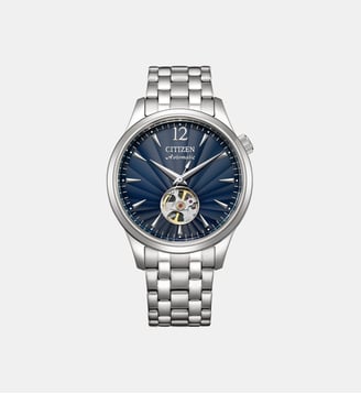 Montre automatique Platform Bleu foncé NH9131-73L - Citizen - Argenté