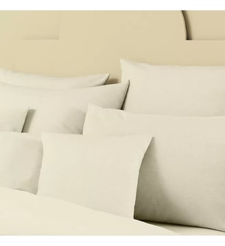 Taie d'oreiller lin & coton Garnier Thiebaut
