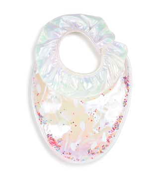 Bavoir en textile brillant - Billieblush - Rose