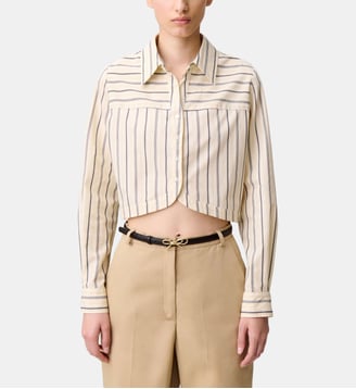 Chemise rayée popeline - Claudie Pierlot - Bicolore