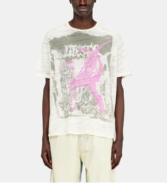 T-shirt avec imprimé graphique - Diesel - Blanc