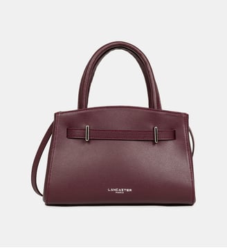 Petit sac à main Sierra FR en cuir - Lancaster - Bordeaux foncé