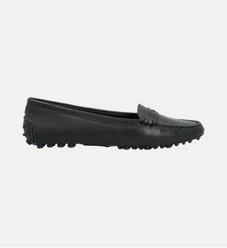 Mocassin driver dune - cuir lisse - Fairmount - Bleu marine