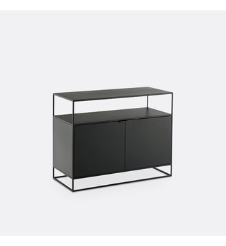 Buffet en métal acier - La Redoute Interieurs - Noir