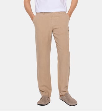 Pantalon chino en lin CHINO LIN - Chevignon - Beige