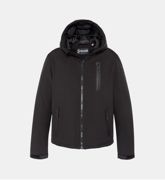Parka technique à capuche - Schott - Noir