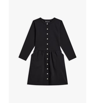 robe pression - Agnès b. - Noir