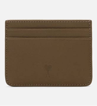 Porte-cartes unisexe en cuir de vachette Ami de Coeur - AMI Paris - Truffe