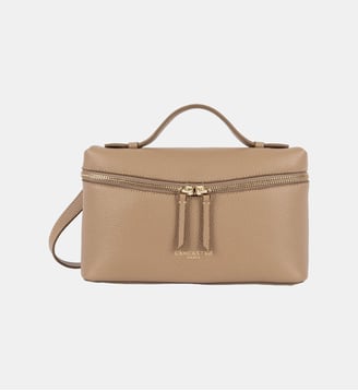 Sac à main boite Tresor en cuir - Lancaster - Sable