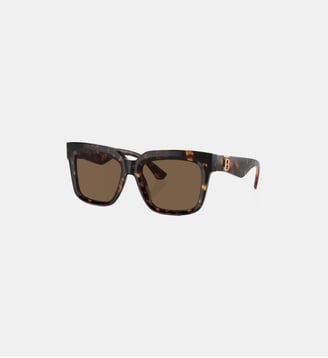 Lunettes de soleil Carré BE4419 - Burberry - Havana foncé