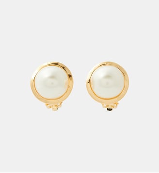 Clips d'oreilles perles - Balaboosté - Blanc