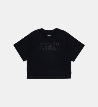 T-shirt avec logo - MM6 Maison Margiela - Noir