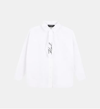 Chemise manches longues - Karl Lagerfeld Kids - Blanc
