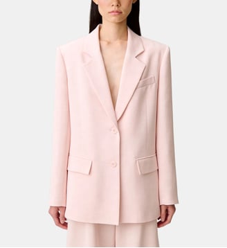 Veste tailleur blazer - Claudie Pierlot - Rose pâle