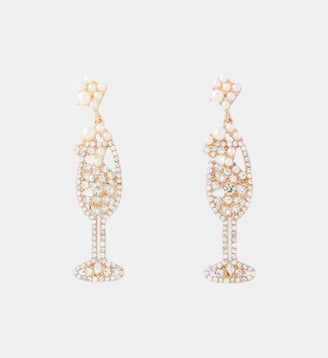 Boucles d'oreilles coupe de champagne - Balaboosté - Argenté