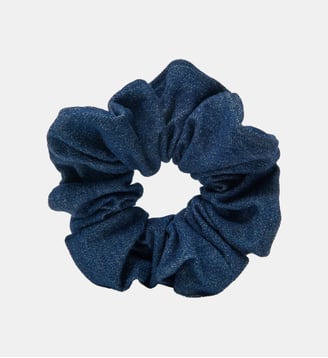 Chouchou en denim - Maje - Marine