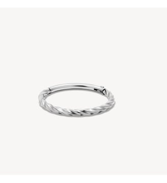 Anneau Olivia 10mm - Nebuleuse Bijoux - Argent