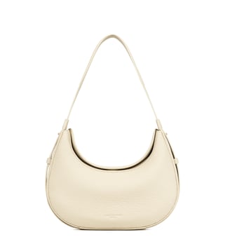 Sac besace Toro Ivy en cuir - Lancaster - Ecru