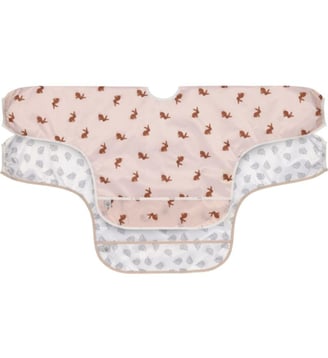 Lot de 2 bavoirs - Lassig - Rose