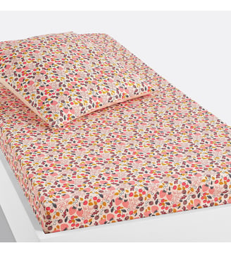 Drap-housse enfant - La Redoute Interieurs - Imprimé rose