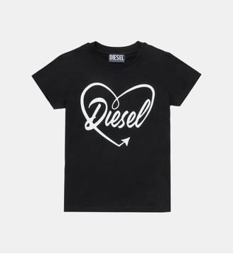 T-shirt avec logo - Diesel Kids - Noir