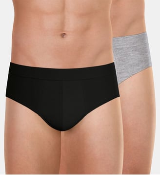 Slips, lot de 2, FUSION - Eminence - Gris et noir