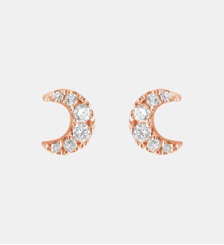 Boucles d'Oreilles Lune Magic Touch - Djula - Or rose