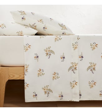 Drap plat coton/lin - La Redoute Interieurs - Multicolore