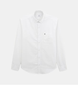 Chemise manches longues Section Paloise - Serge Blanco - Blanc