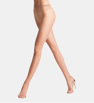 collant Shelina Toeless 12 Ultra-transparent-Beige foncé-M/L - Falke - Beige