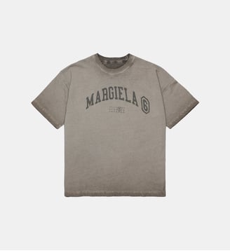 T-shirt col rond avec logo MM6 Maison Margiela