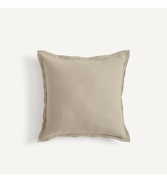 Housse de coussin, lin lavé - AM.PM - Lin brut