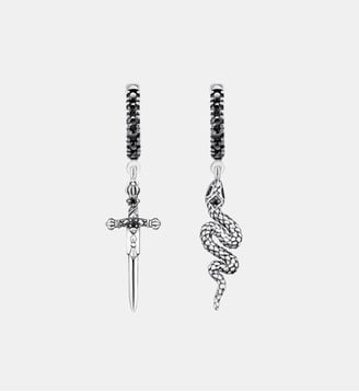 Créoles serpent et épée - Thomas Sabo - Argent