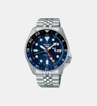 Montre automatique Sport Bleu SSK003K1 - Seiko 5 - Argenté